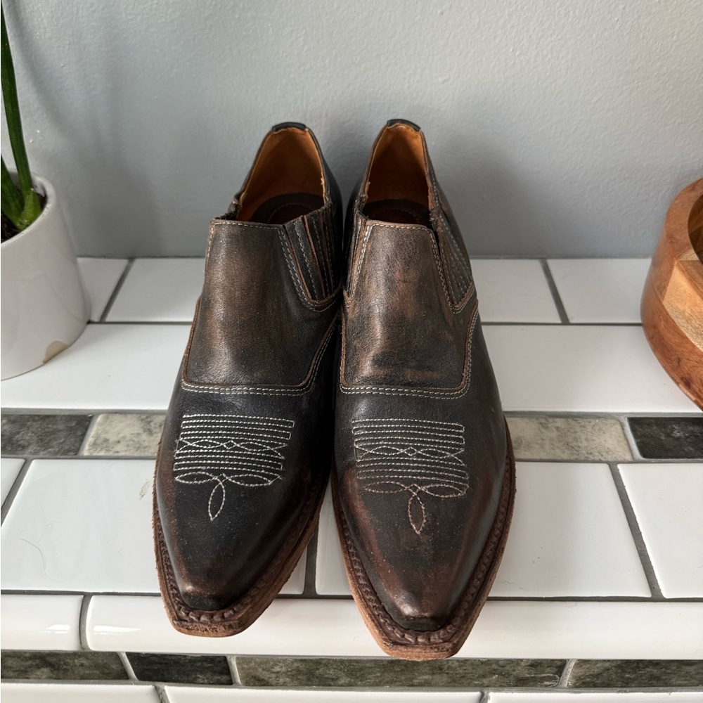 Women’s Brown Leather ankle boots